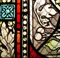 Fensterdetail, Gedächtniskirche in Speyer ©Hans Bernhard